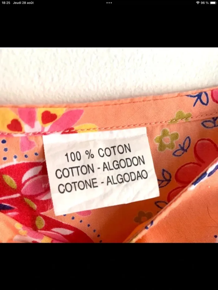 Robe d’été à fine bretelles et à imprimés fleuris 10 ans - photo numéro 6