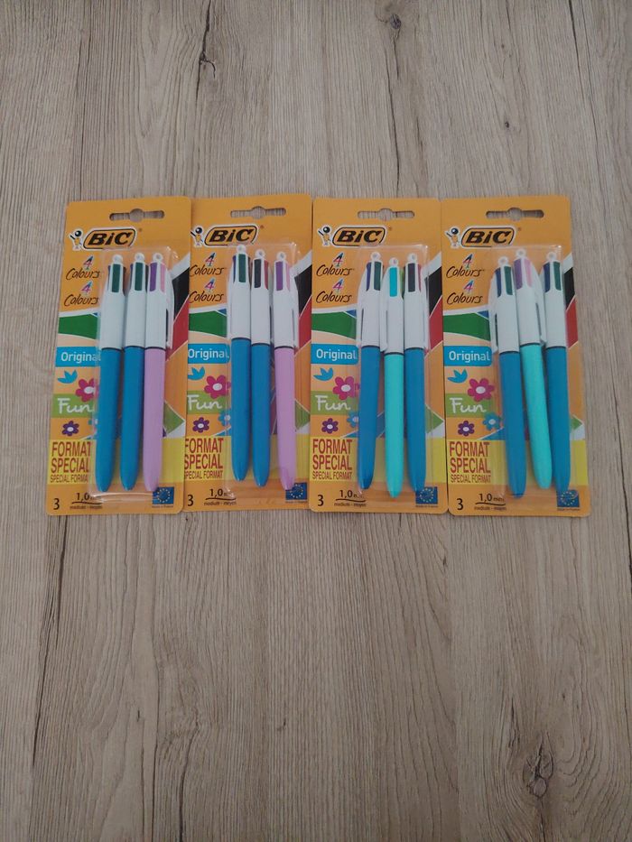 Stylos 4 couleurs bic