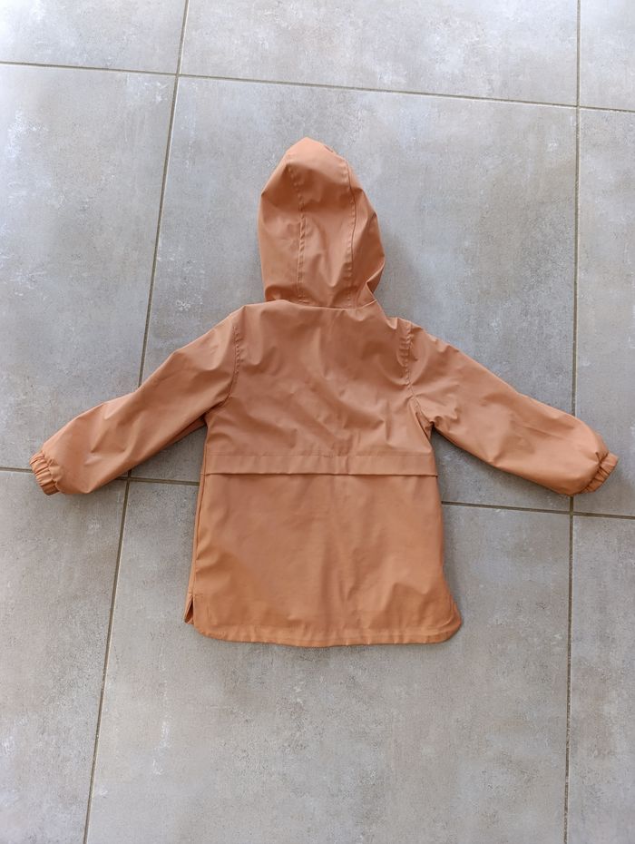 Veste coupe vent ciré capuche vieux rose 36 mois Kiabi - photo numéro 3
