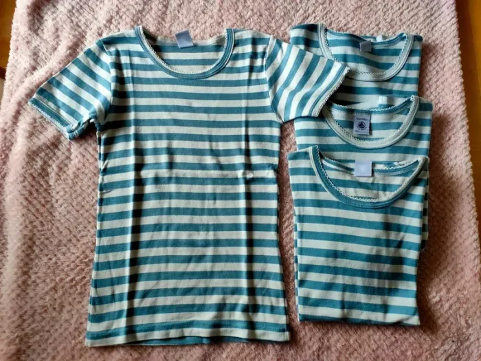 Lot de 4 maillots de corps 10 ans