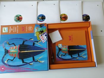 jeu tableaux insectes en 3D