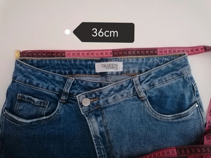 Jeans bi-couleurs M Queen Hearts - photo numéro 13