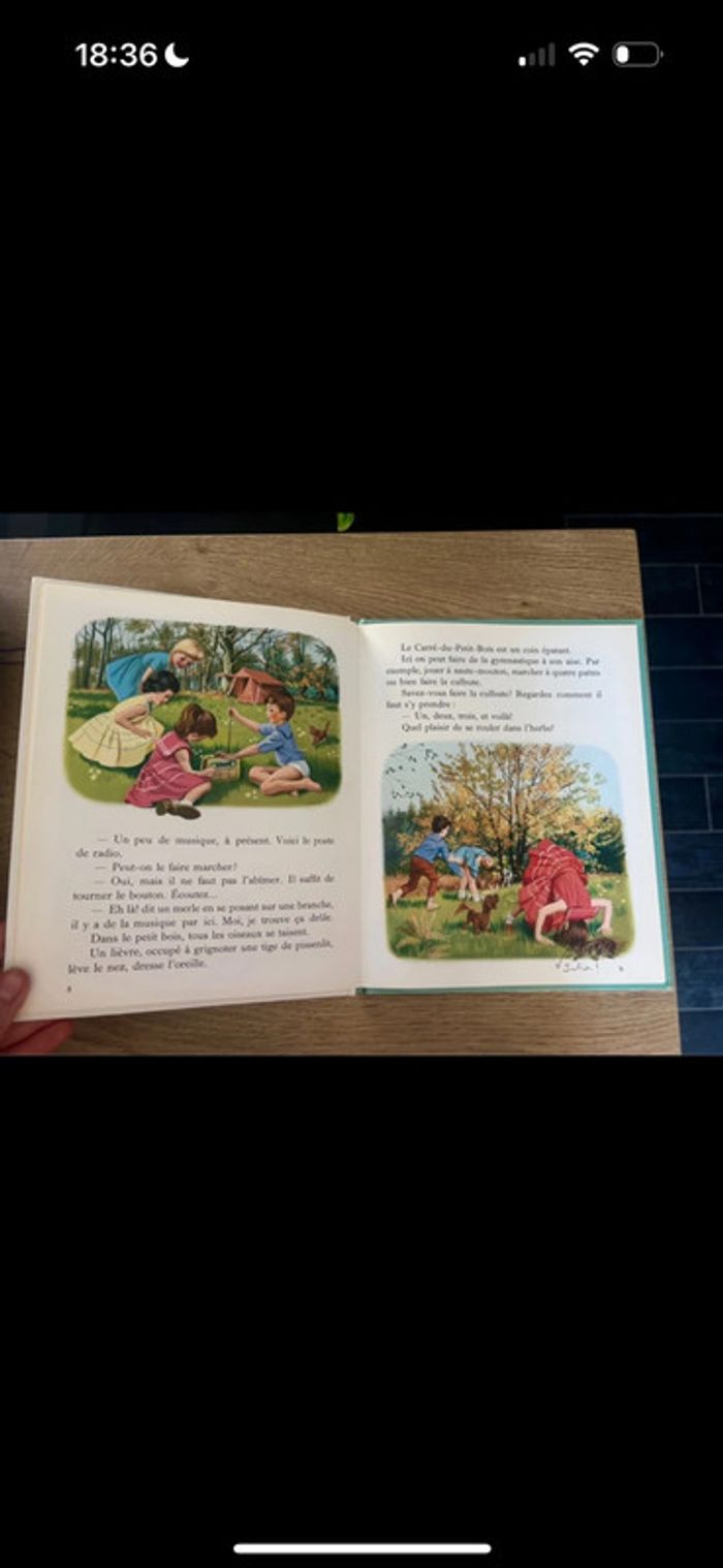 Livre Vintage Martine fait du camping pour Enfants - photo numéro 7