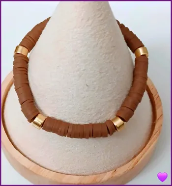 Bracelet en perles heishi tendance coloré été chic