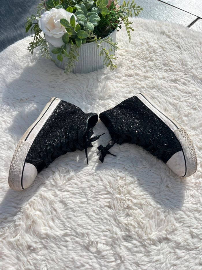 Chaussures montantes à paillettes - photo numéro 3