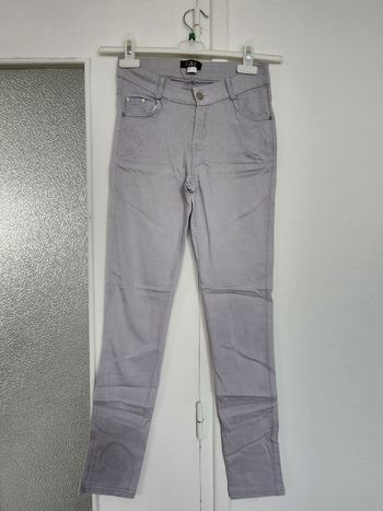 Pantalon femme gris taille 34/36