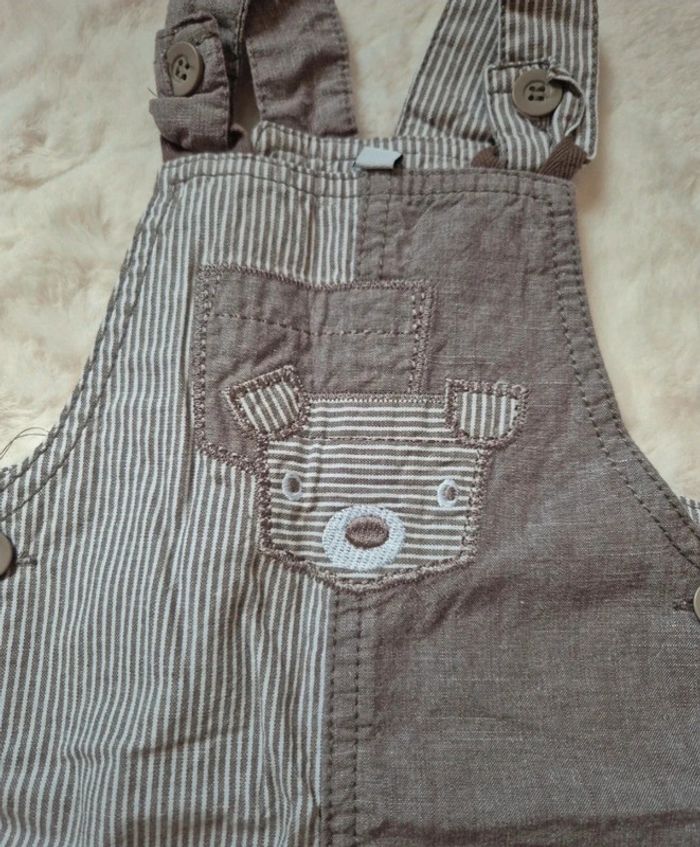 Salopette short garçon 12 mois - photo numéro 4