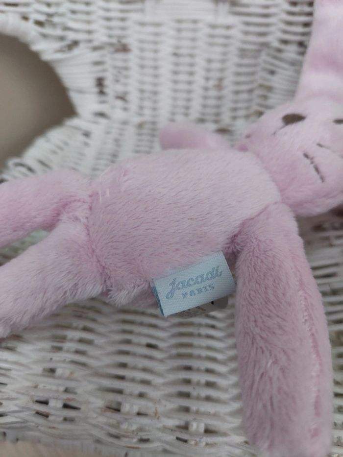 Jacadi - petite peluche lapin rose - photo numéro 6