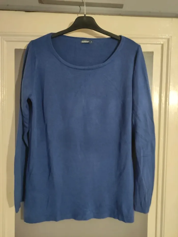 T-shirt laine col V