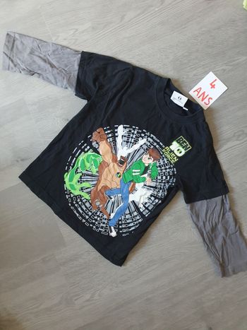 Maillot t-shirt  4ans garçon