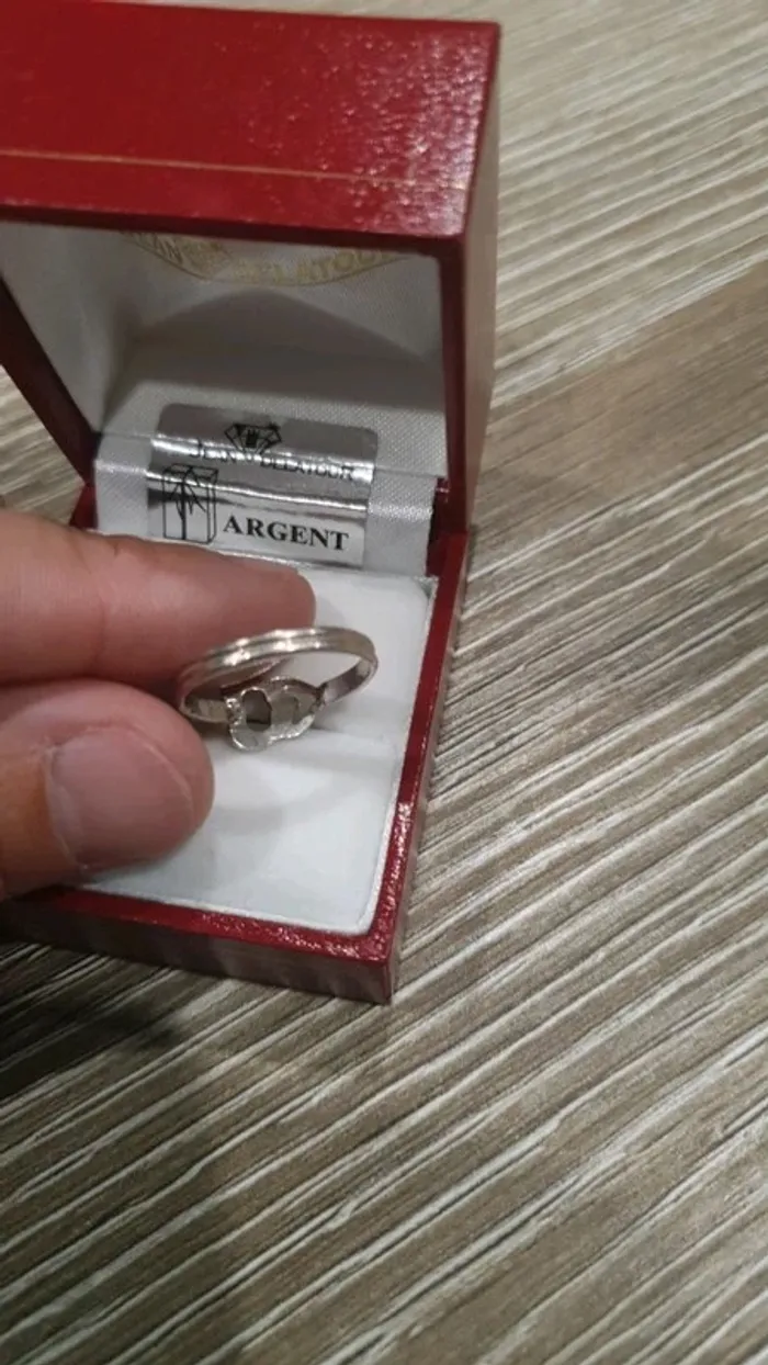 Bague en argent  Taille 58 - photo numéro 3