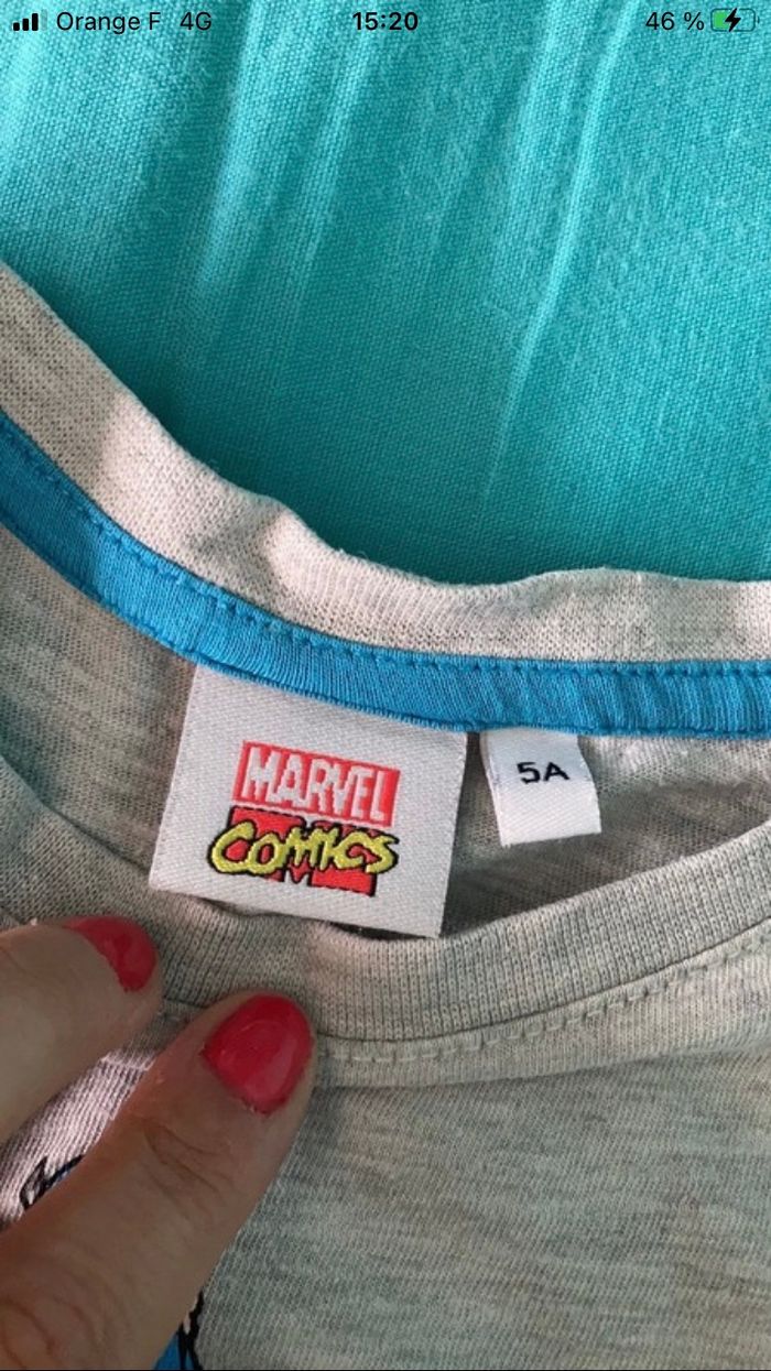 T-shirt Marvel - photo numéro 3