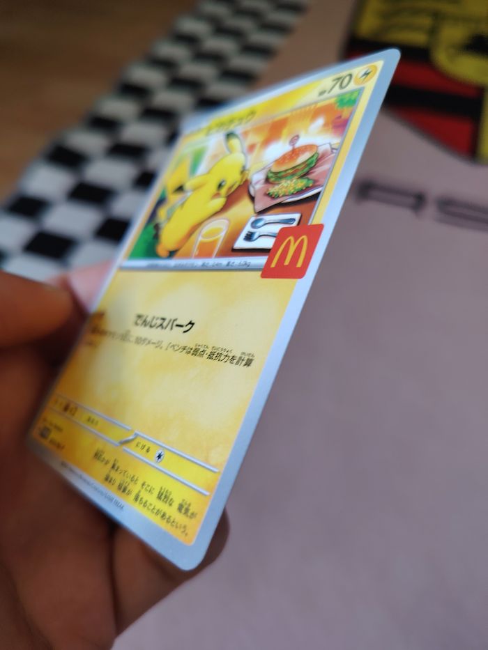 🎌 Pikachu Mcdonald's 020/M-P Card PROMO 2025 Pokémon Card Japanese McDo 🇯🇵 - photo numéro 3