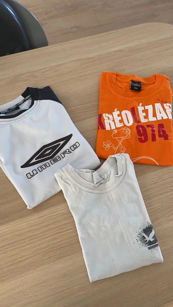 Lot de trois tee shirt MC