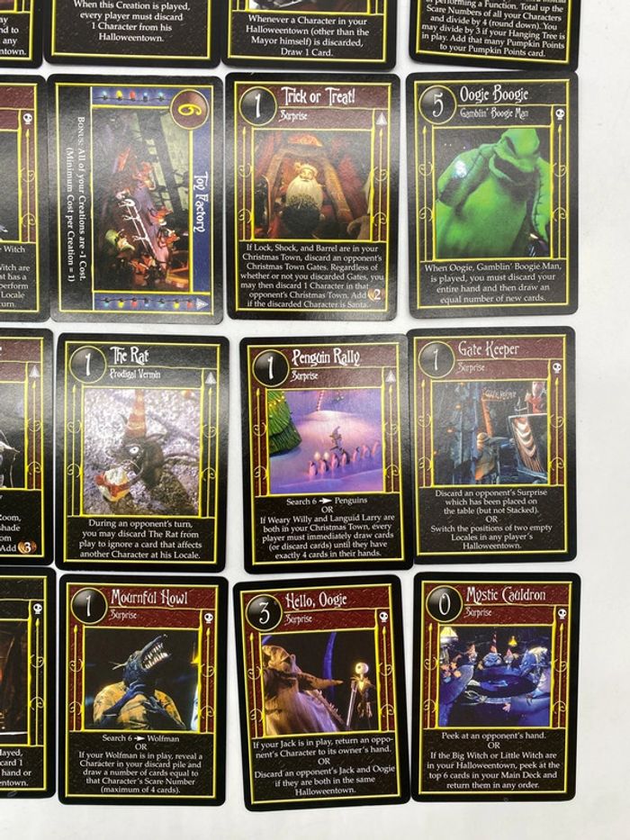 59 cards The Nightmare Before Christmas - photo numéro 2