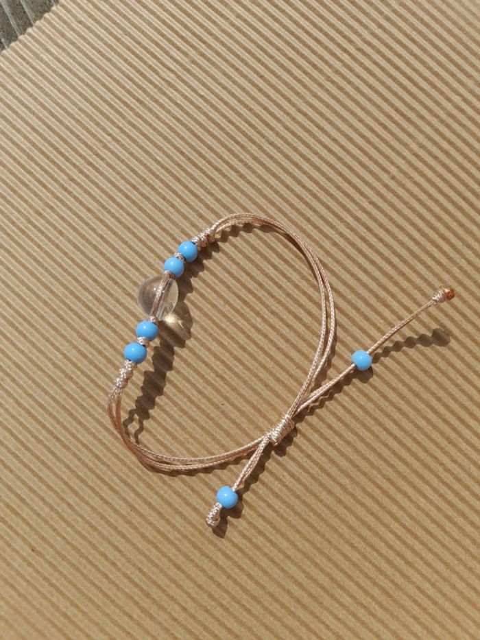 Bracelet minimaliste bulle de verre - photo numéro 3