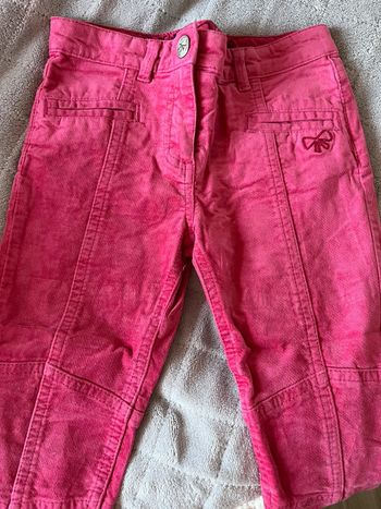 Pantalon fille 4 ans sergent-major