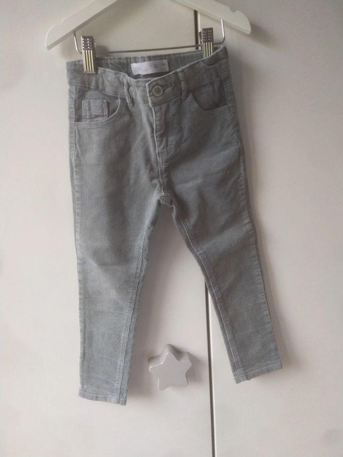 Pantalon velours fille zara 4/5 ans
