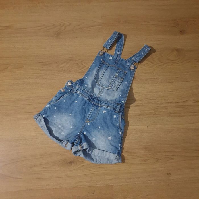 đź©· Salopette short en jeans 7 ans Kiabi #emyfleury_7ansfille