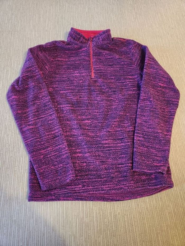 Pull polaire Decathlon violet