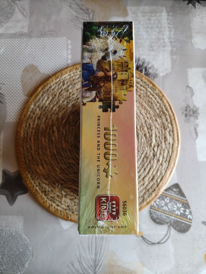 Puzzle 1000 pièces Princess and the unicorn - photo numéro 4