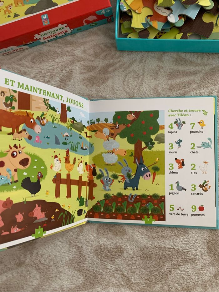 Puzzle et livres animaux - photo numéro 3