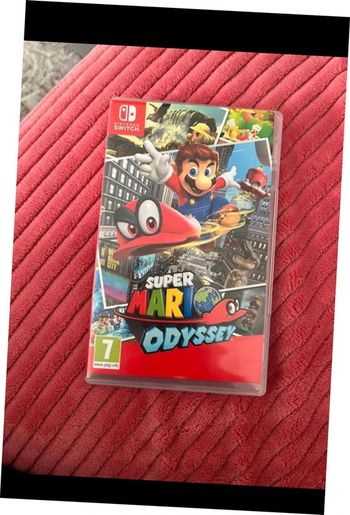 Jeu Super Mario Odyssey Switch avec Boîte d'origine
