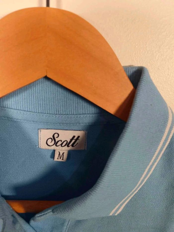 C8 polo bleu Scott M - photo numéro 3