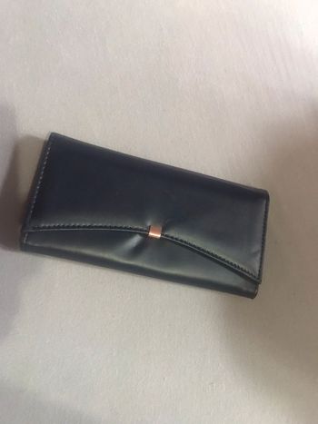 Porte feuilles bleu marine
