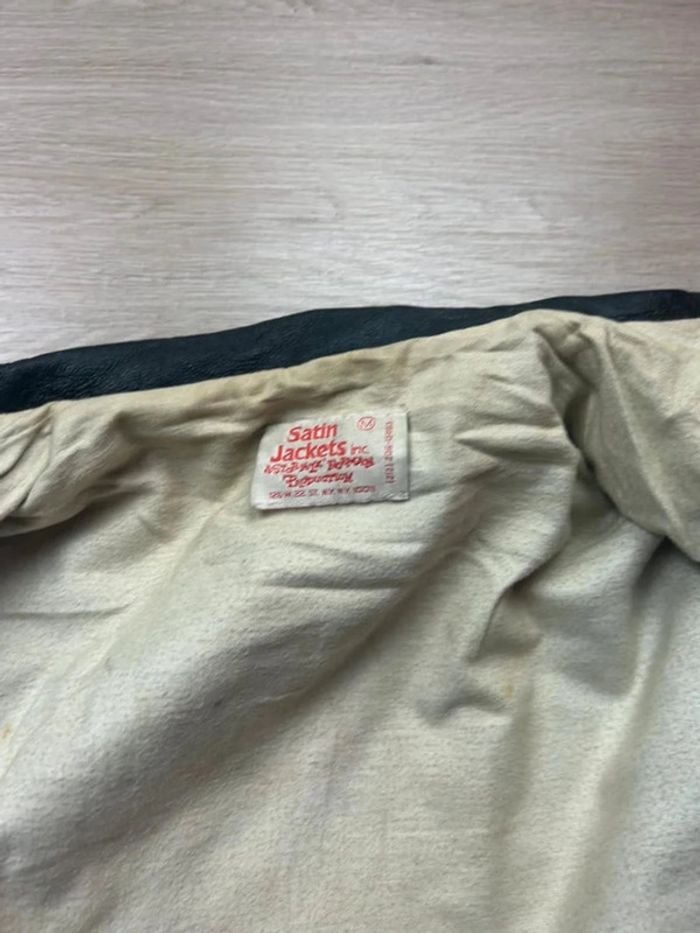 Blouson Vintage Cuir Hard Rock Cafe “Save The Planet” London New York Taille M - photo numéro 10