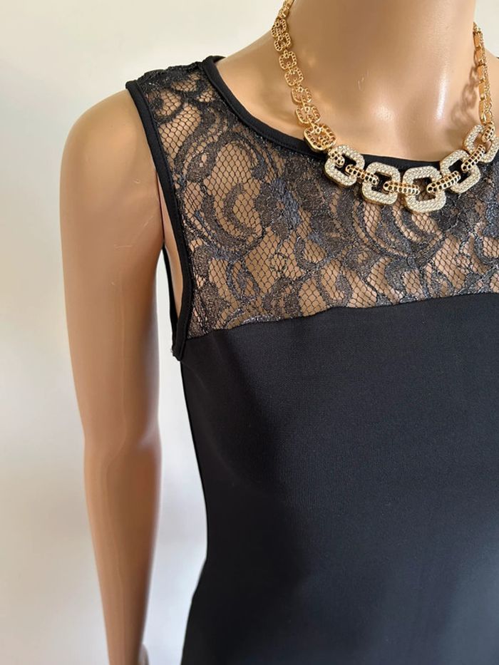 Robe noire neuve sans manches Morgan taille XS - photo numéro 5