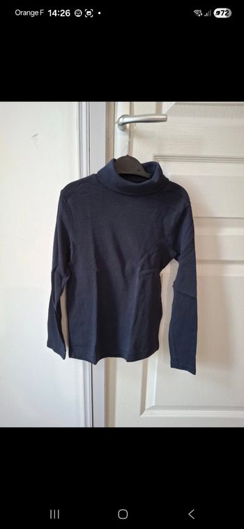 Sous pull col roulé 8 ans