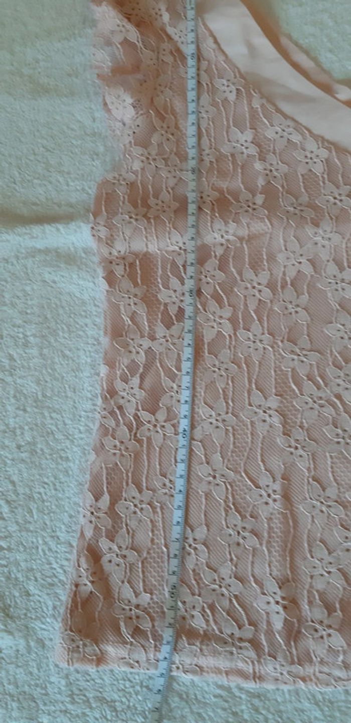 Haut été féminin dentelle rose - photo numéro 6