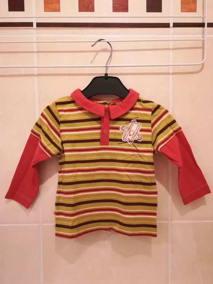 Ensemble salopette Neuf Étiqueté T12 mois - V92B - photo numéro 4