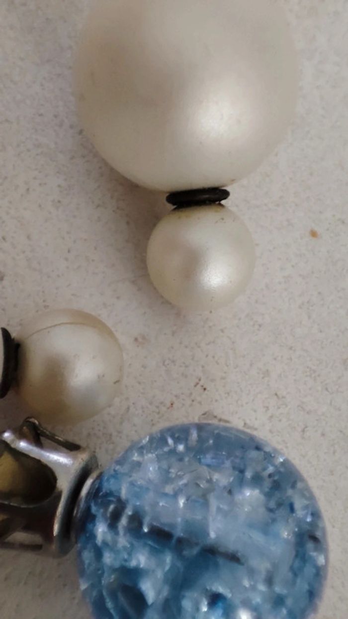 Lot de 2 paires de boucles d'oreilles - photo numéro 8