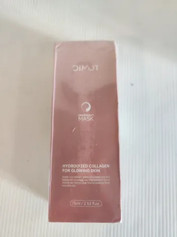 Dimot overnight mask hydrolyzed collagen for glowing skin 75mL valeur 14€