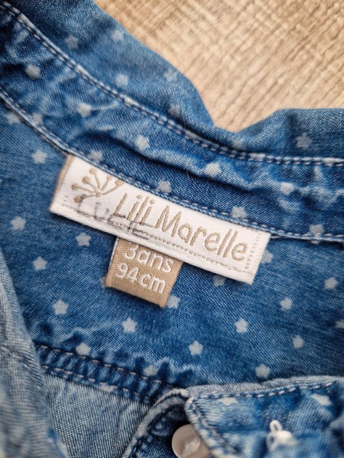 Chemise en jean Lili Marelle en très bon état - photo numéro 2