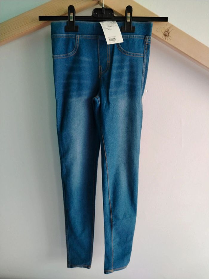 Jegging fin neuf bleu H&M 10 ans - photo numéro 7