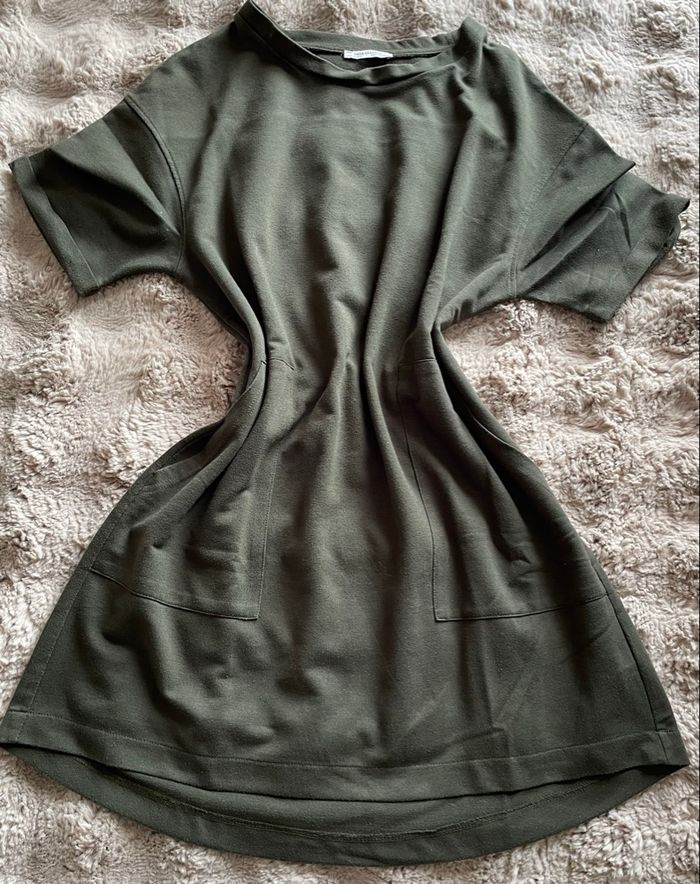 Robe Zara Vert Kaki avec poches taille M /38 Zara - photo numéro 1