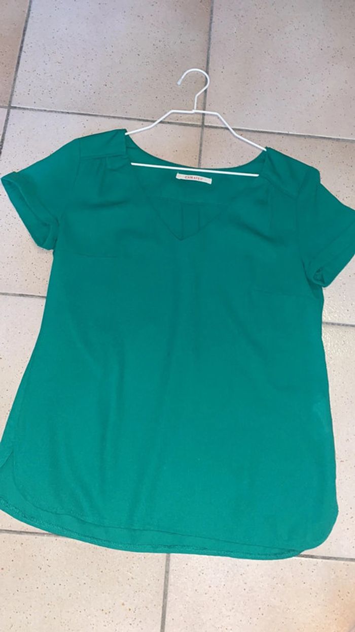 Blouse verte - photo numéro 2