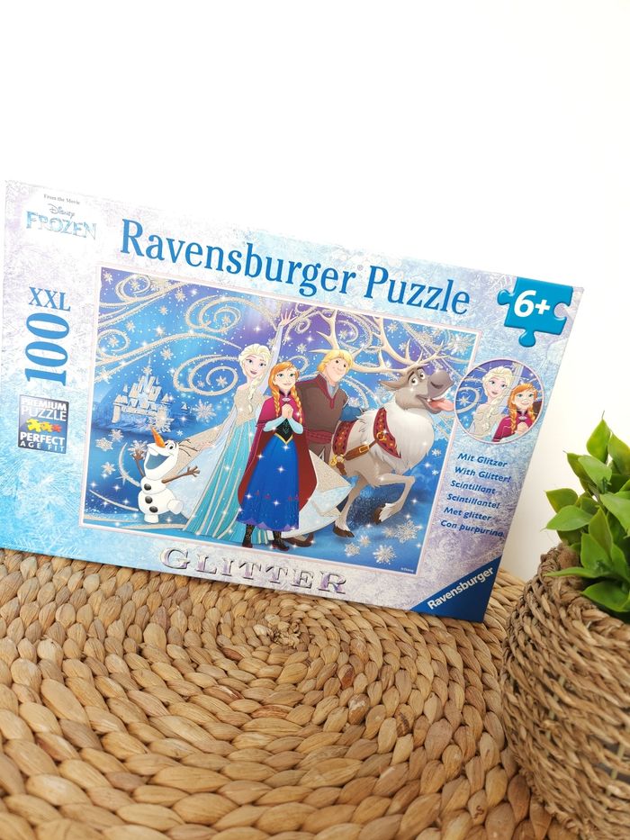 Puzzle Scintillant La reine des Neiges Ravensburger 100 Pièces XXL - photo numéro 2