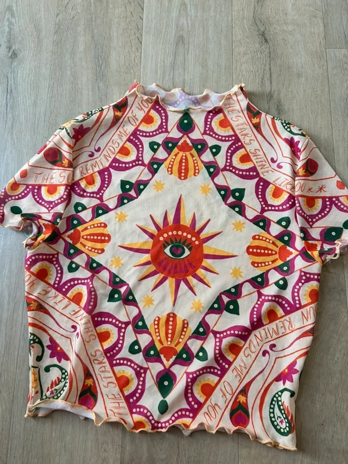 Haut t-shirt coloré - photo numéro 6