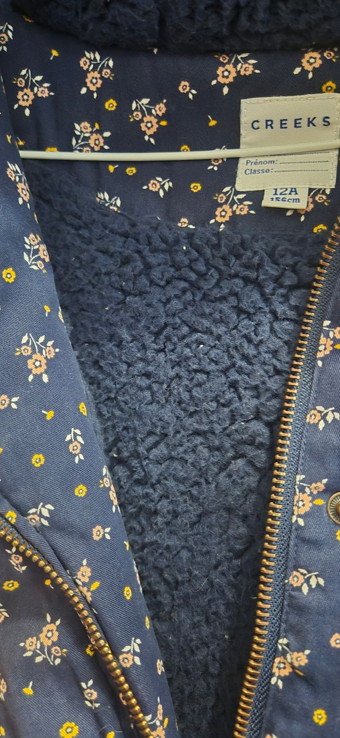 🧥 Manteau d'hiver fille creeks 12 ans - photo numéro 3