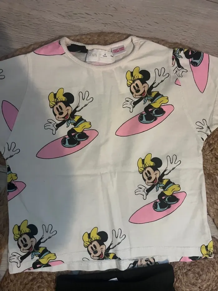 Ensemble fille t-shirt MC/ legging 4 ans - photo numéro 2