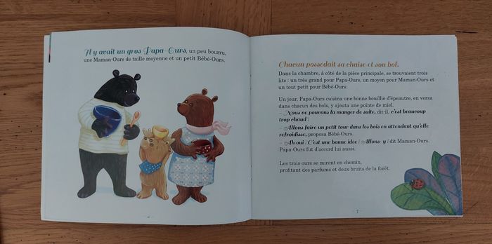 Boucle d'Or - lire c'est partir - photo numéro 3