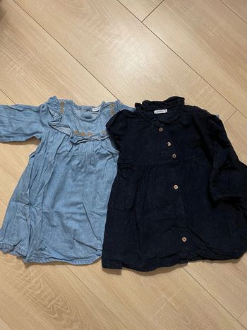 Lot 2 robe Boutchou 12 mois