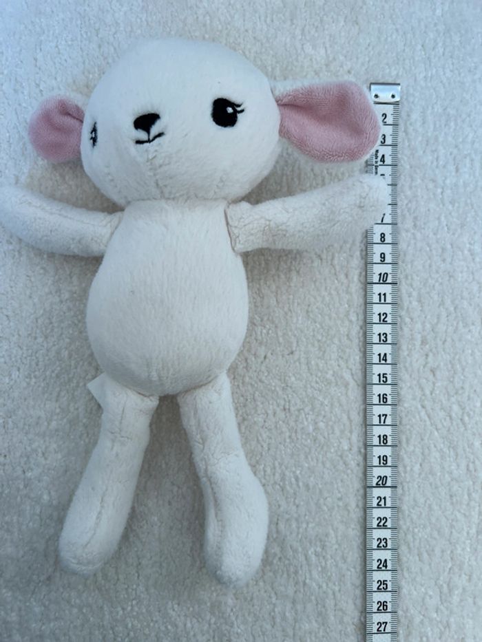 Peluche lapin blanc H&M - photo numéro 2