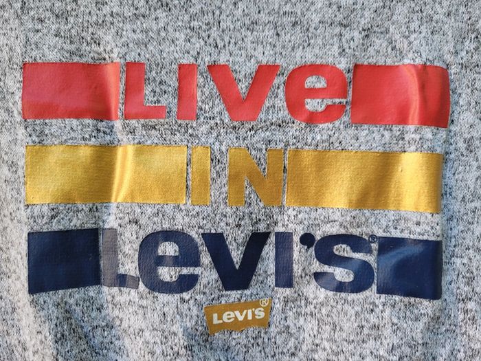 Superbe pull fin et tout doux Levi's, gris, 14 ans - photo numéro 2