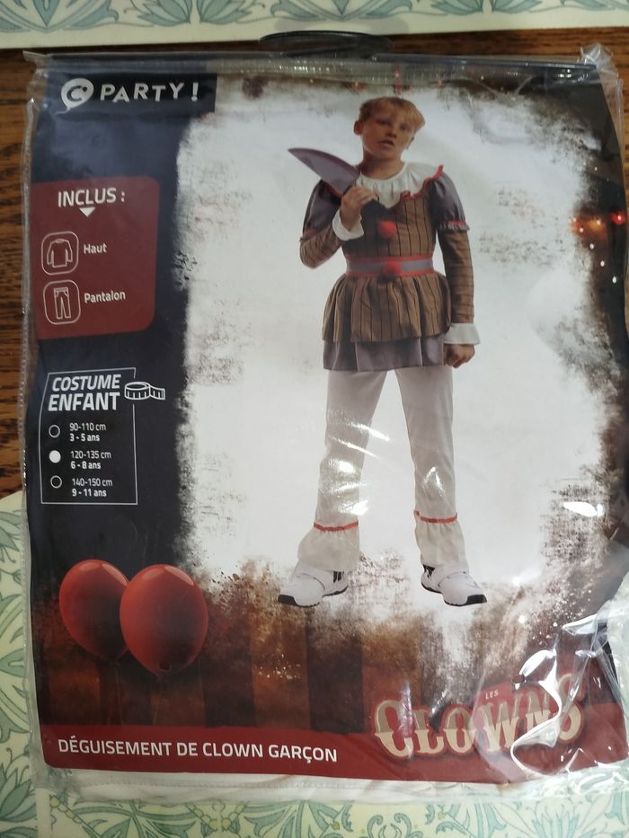 Déguisement clown garçon 6-8 ans