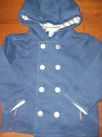 Manteau bleu marine 12 mois obaibi